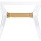 Safavieh Werner Acrylic Console Table - Brass | Console Tables | Modishstore - 2