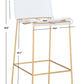 Safavieh Bryant Acrylic Barstool - Clear | Bar Stools | Modishstore - 3