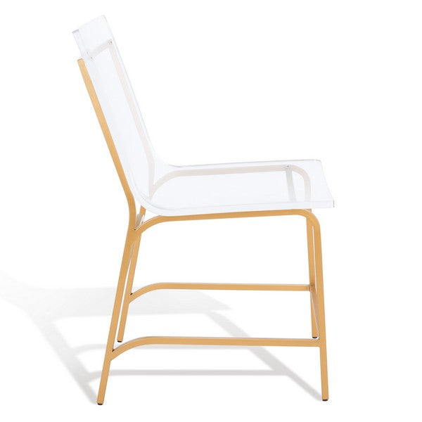 Safavieh Bryant Acrylic Dining Chair Set Of 2 - Clear | Dining Chairs | Modishstore - 4