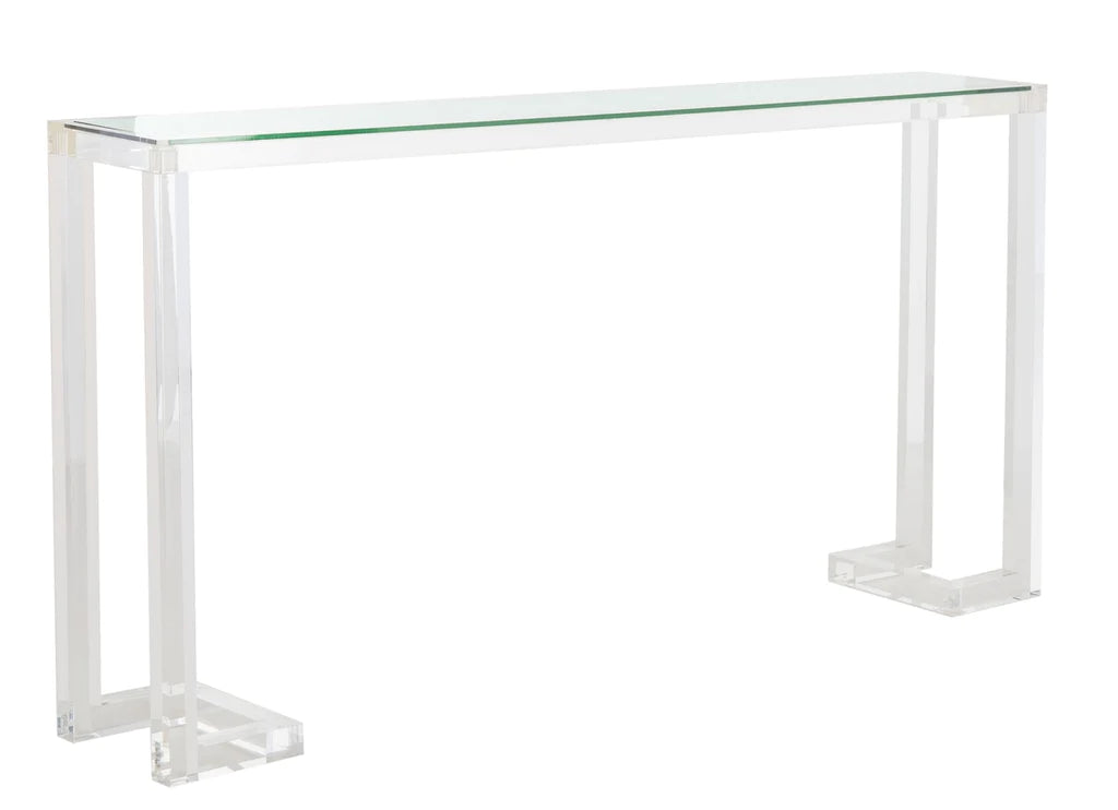 Safavieh Benji Acrylic Console Table - Clear | Console Tables | Modishstore - 7