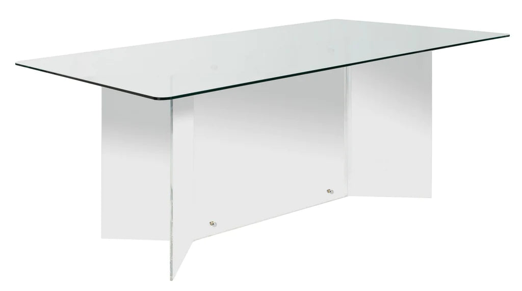 Safavieh Russell Acrylic Dining Table - Clear | Dining Tables | Modishstore - 7