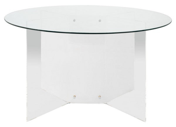 Safavieh Russell Acrylic Dining Table - Clear | Dining Tables | Modishstore - 2