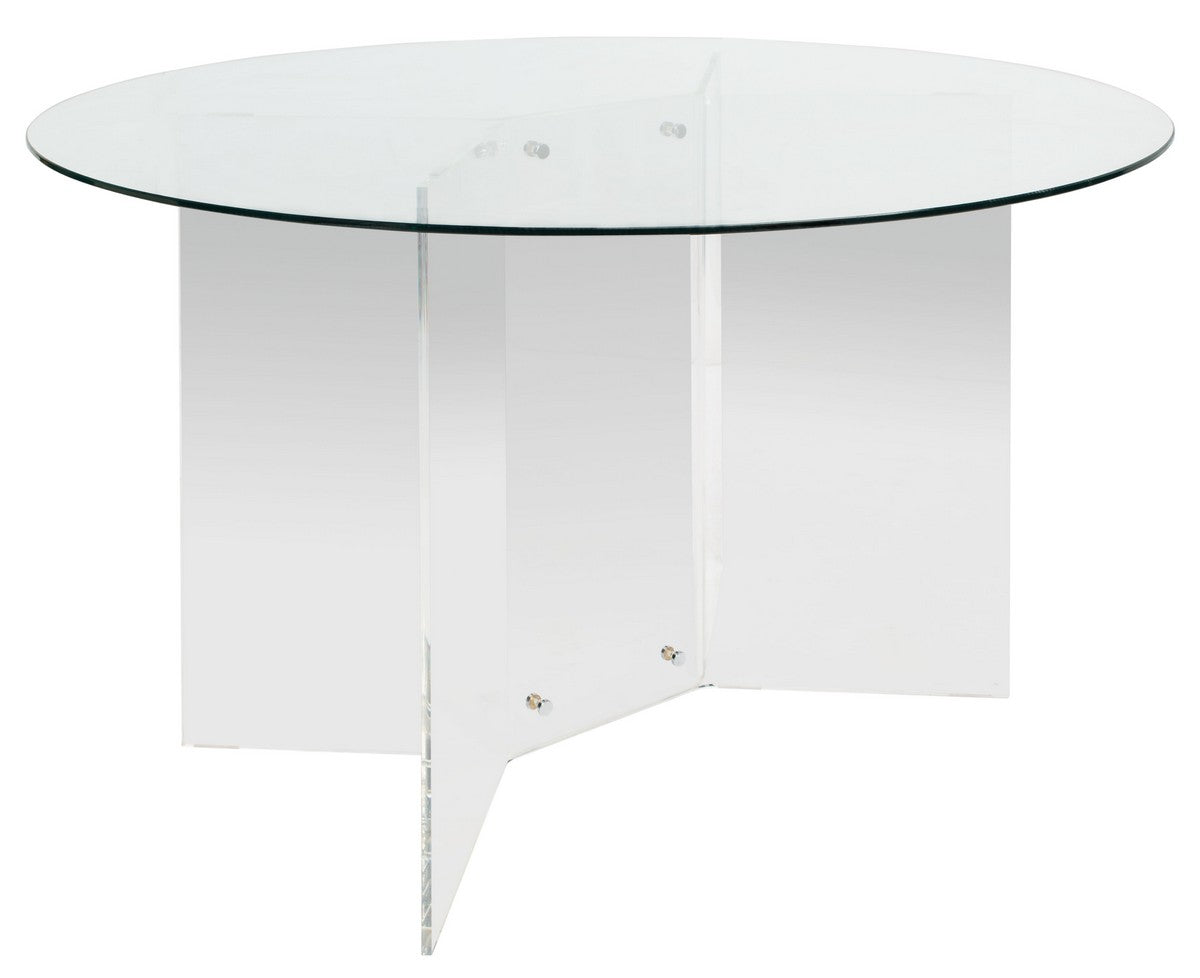 Safavieh Russell Acrylic Dining Table - Clear | Dining Tables | Modishstore - 3