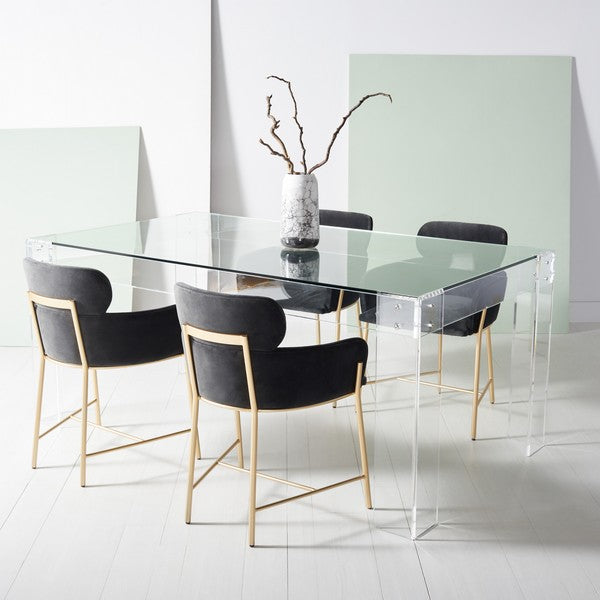 Safavieh Roxanne Acrylic Dining Table - Clear | Dining Tables | Modishstore