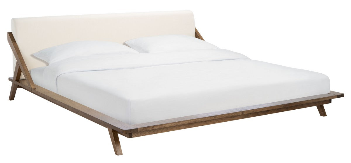Safavieh Devyn Wood Platform Bed | Beds | Modishstore - 2
