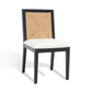 Safavieh Emilio Woven Dining Chair Set Of 2 - Black | Dining Chairs | Modishstore - 2