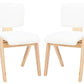 Safavieh Alisyn Wood Dining Chair Set Of 2 - Natural | Dining Chairs | Modishstore - 4