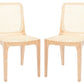 Safavieh Frank Rattan Dining Chair Set Of 2 - Natural | Dining Chairs | Modishstore - 4