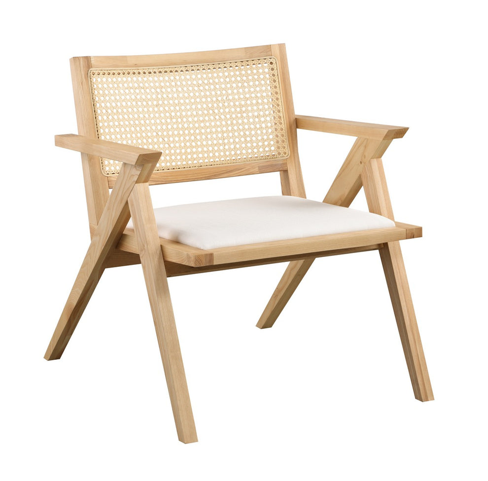 Safavieh Krystine Rattan Accent Chair - Natural | Accent Chairs | Modishstore - 3