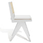 Safavieh Colette Rattan Counter Stool - White | Counter Stools | Modishstore - 4