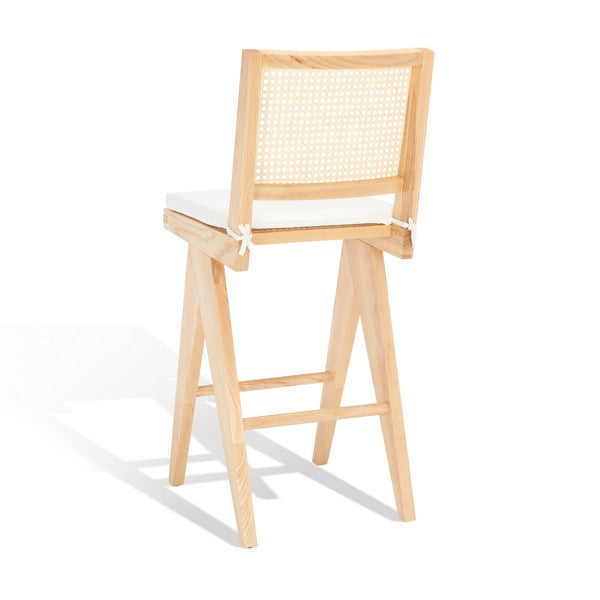 Safavieh Colette Rattan Barstool - Natural | Bar Stools | Modishstore - 5