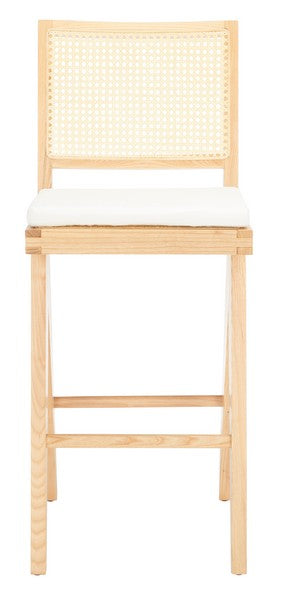 Safavieh Colette Rattan Barstool - Natural | Bar Stools | Modishstore - 2