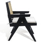 Safavieh Colette Rattan Accent Chair - Black | Accent Chairs | Modishstore - 4
