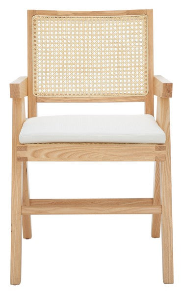 Safavieh Colette Rattan Armchair | Dining Chairs | Modishstore - 4
