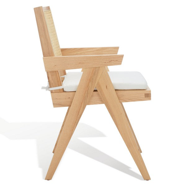 Safavieh Colette Rattan Armchair | Dining Chairs | Modishstore - 3