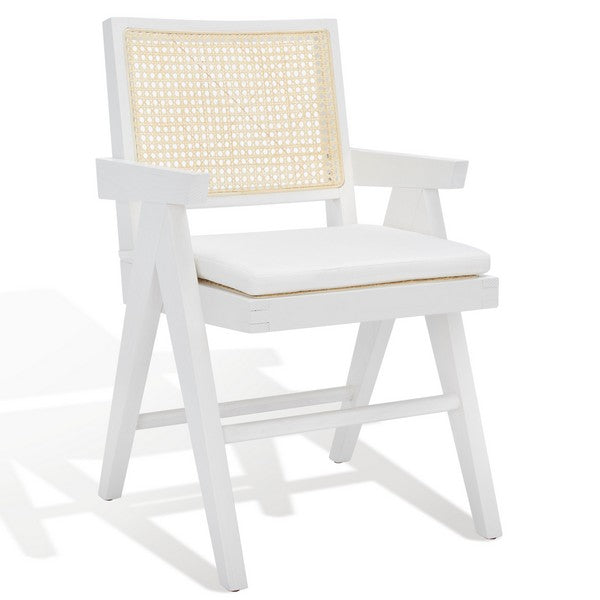 Safavieh Colette Rattan Armchair | Dining Chairs | Modishstore - 6