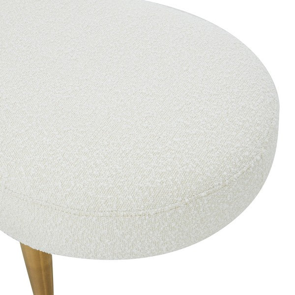 Safavieh Corinne Oval Bench - Ivory | Benches | Modishstore - 4