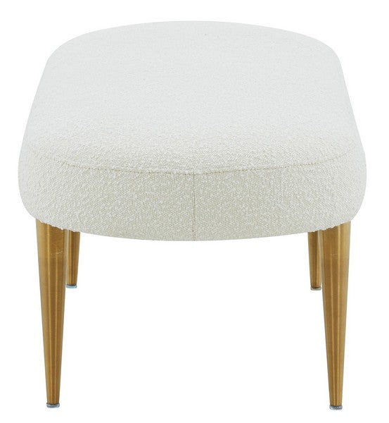 Safavieh Corinne Oval Bench - Ivory | Benches | Modishstore - 3