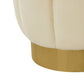 Safavieh Maxine Channel Tufted Otttoman - Creme | Ottomans | Modishstore - 3