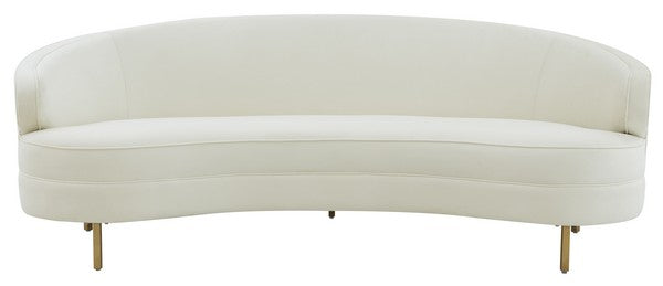 Safavieh Primrose Curved Sofa - Creme | Sofas | Modishstore - 2