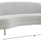 Safavieh Primrose Curved Sofa - Light Gray | Sofas | Modishstore - 3