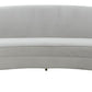 Safavieh Primrose Curved Sofa - Light Gray | Sofas | Modishstore - 2