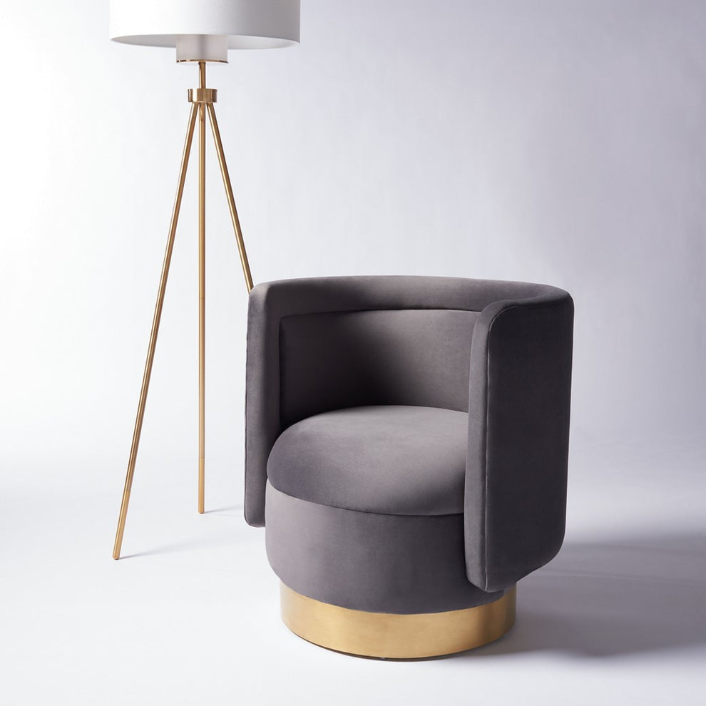 Safavieh Brynlee Swivel Accent Chair | Accent Chairs | Modishstore