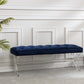 Safavieh Tourmaline Acrylic Bench - Navy | Benches | Modishstore