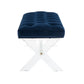 Safavieh Tourmaline Acrylic Bench - Navy | Benches | Modishstore - 3