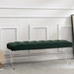 Safavieh Tourmaline Acrylic Bench - Forest Green | Benches | Modishstore