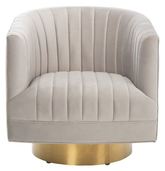 Safavieh Josephine Swivel Barrel Chair | Accent Chairs | Modishstore - 7