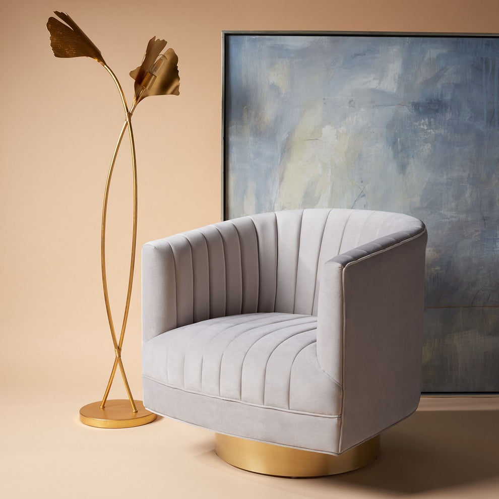 Safavieh Josephine Swivel Barrel Chair | Accent Chairs | Modishstore - 6