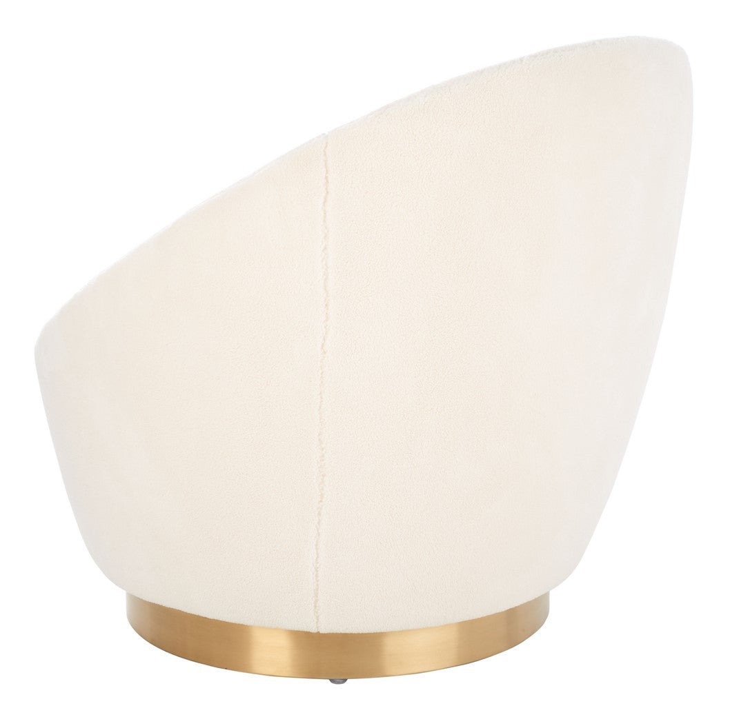 Safavieh Pippa Faux Lamb Wool Chair | Accent Chairs | Modishstore - 2