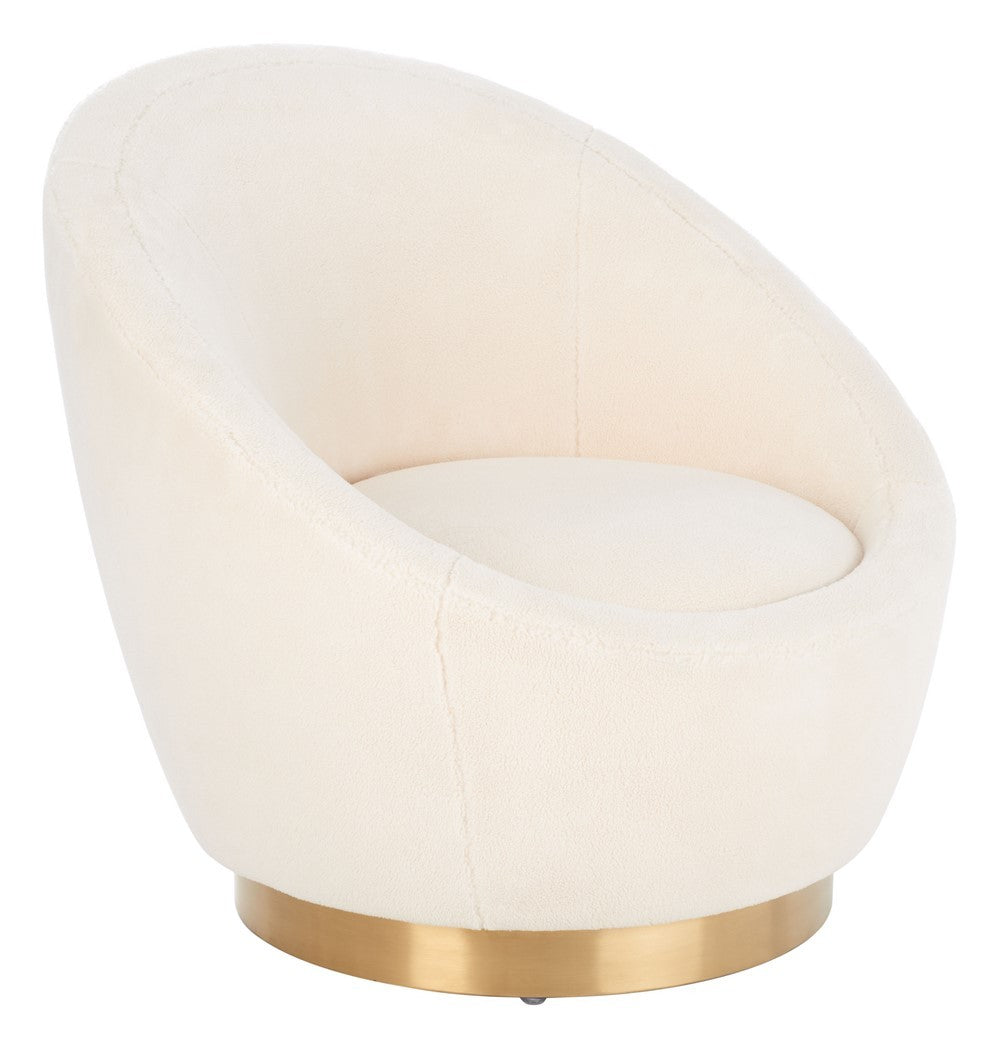 Safavieh Pippa Faux Lamb Wool Chair | Accent Chairs | Modishstore - 3