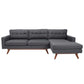 Safavieh Gneiss Modern Sectional Sofa - Slate | Sectional | Modishstore - 9