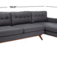 Safavieh Gneiss Modern Sectional Sofa - Slate | Sectional | Modishstore - 6