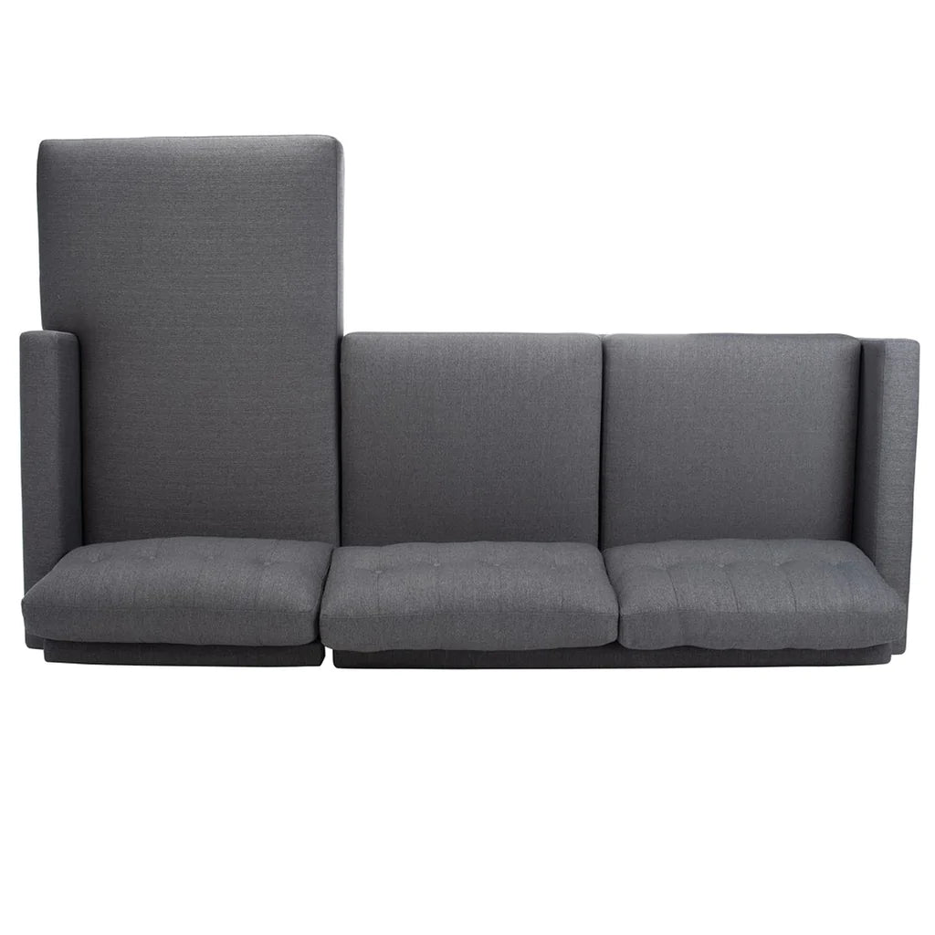 Safavieh Gneiss Modern Sectional Sofa - Slate | Sectional | Modishstore - 4