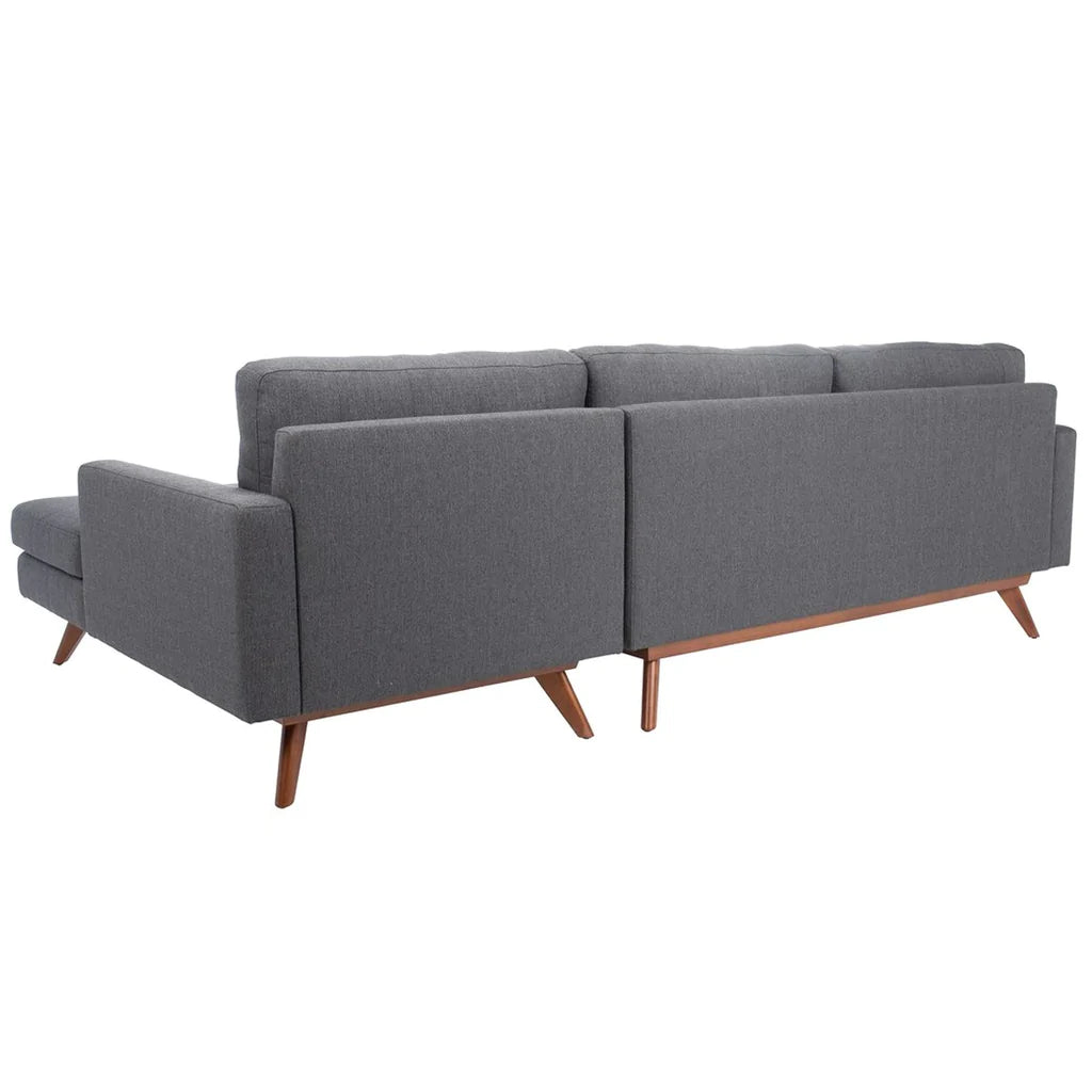 Safavieh Gneiss Modern Sectional Sofa - Slate | Sectional | Modishstore - 5