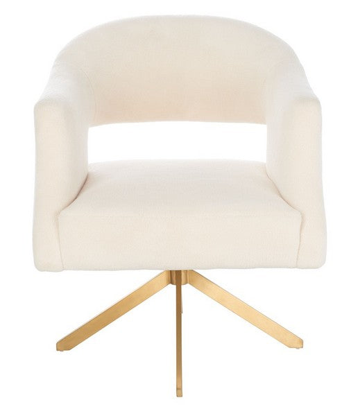 Safavieh Quartz Swivel Accent Chair | Accent Chairs | Modishstore - 12