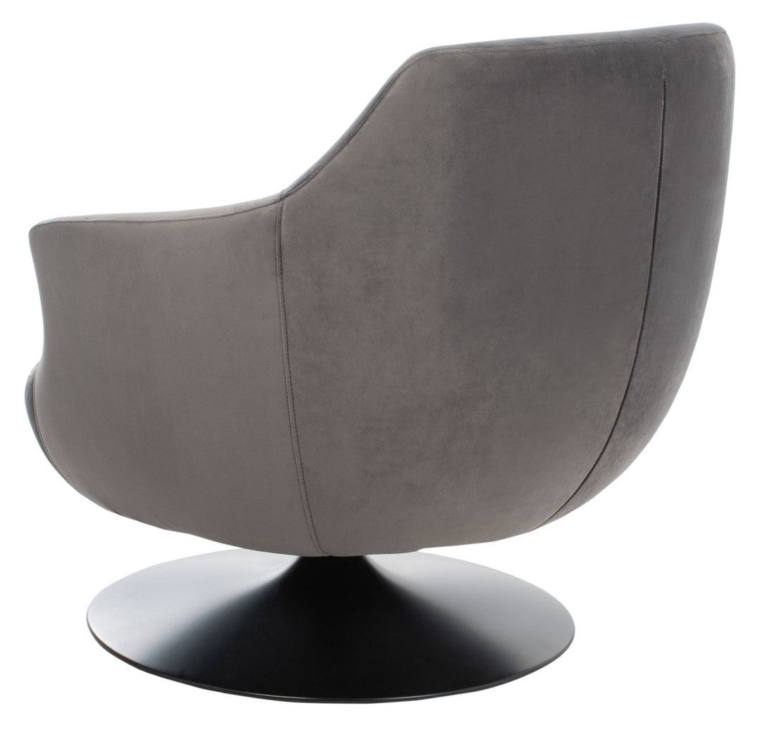 Safavieh Citrine Velvet Swivel Chair | Accent Chairs | Modishstore - 8