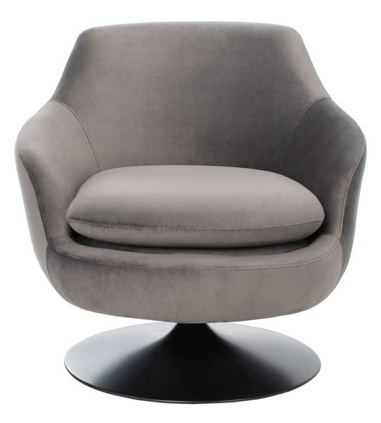 Safavieh Citrine Velvet Swivel Chair | Accent Chairs | Modishstore - 10