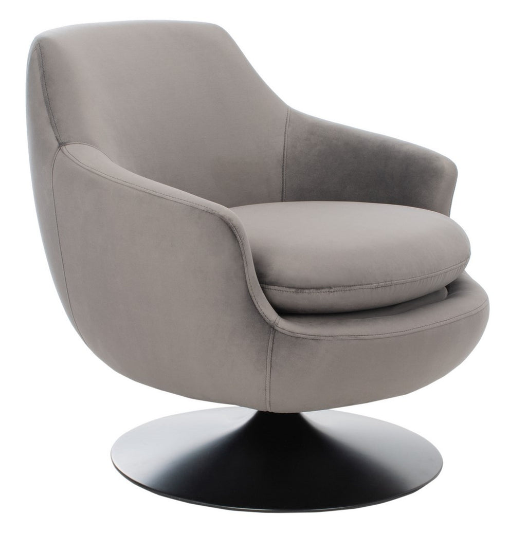 Safavieh Citrine Velvet Swivel Chair | Accent Chairs | Modishstore - 9