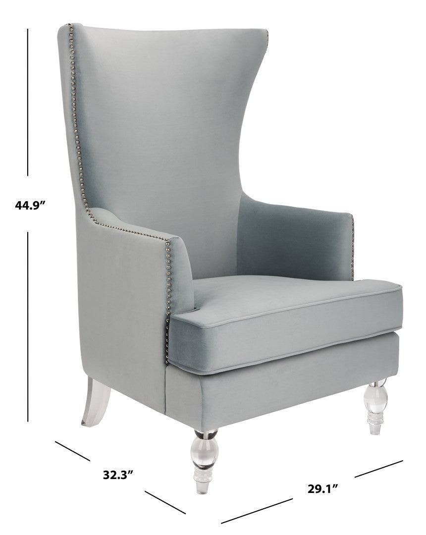 Safavieh Geode Modern Wingback Chair | Accent Chairs | Modishstore - 3