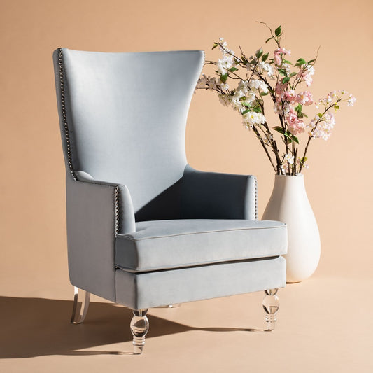 Safavieh Geode Modern Wingback Chair | Accent Chairs | Modishstore