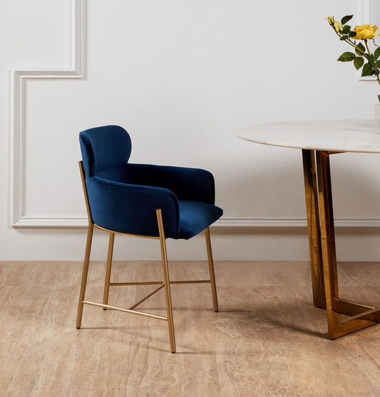 Safavieh Charlize Velvet Dining Chair | Dining Chairs | Modishstore