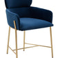 Safavieh Charlize Velvet Dining Chair | Dining Chairs | Modishstore - 3