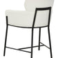 Safavieh Charlize Velvet Dining Chair - Ivory | Dining Chairs | Modishstore - 4
