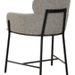 Safavieh Charlize Velvet Dining Chair - Light Gray | Dining Chairs | Modishstore - 3