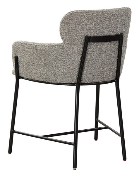 Safavieh Charlize Velvet Dining Chair - Light Gray | Dining Chairs | Modishstore - 3