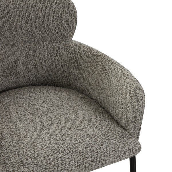 Safavieh Charlize Velvet Dining Chair - Light Gray | Dining Chairs | Modishstore - 4